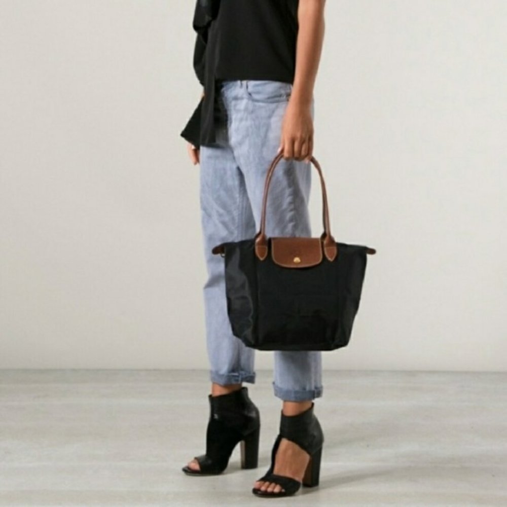 NWOT Longchamp Le Pliage Nylon Tote Top Handle - M